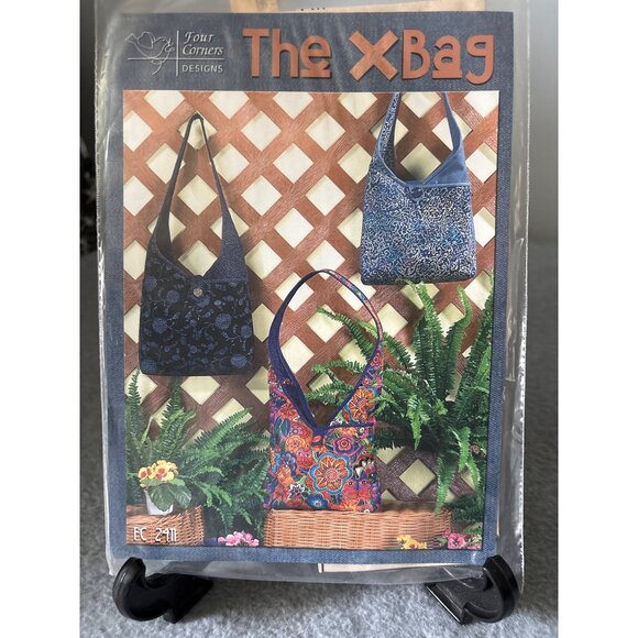 The XBag Pattern by Four Corners Designs for Stylish & Functional Bags - Picture 1 of 4